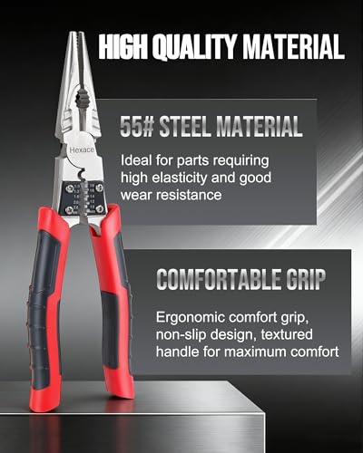 3 Pcs Plier Set Multi-Purpose Needle Nose