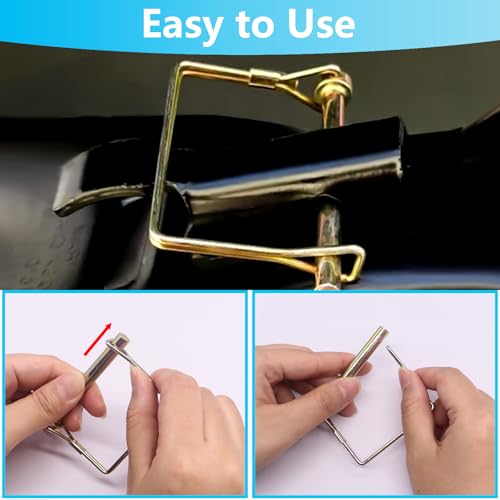420PCS M3 x 30/35/40/45/50mm Hex Socket Head Cap Screws 12.9 Grade Alloy Steel + 202Pcs Hitch Pins Clip Pins Assortment Kit