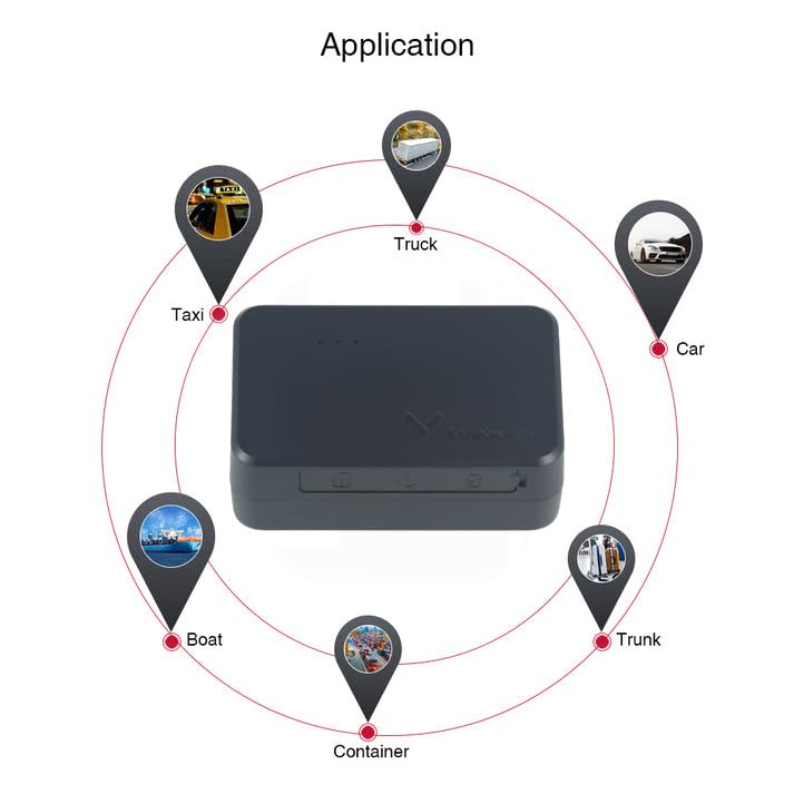 Winnes GPS Tracker for Vehicles 4G Mini Real-time Tracking Device Magnetic Hidden Locator Long Distance Global Positioning for Car Motorcycle Kids Elderly Dog Cat Luggage,Subscription Required 4G TK903(Battery 1500mah)