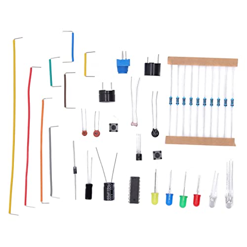 Electronic Component Kit Assortment Starter Kit with 830 Connection Points Breadboard for STM32 for