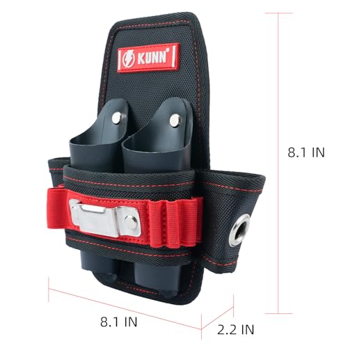 Small Tool Pouch with Belt Clip & Work Belt 2-Inch Wide Quick Release Buckle