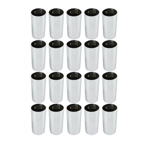 waltyotur 20 x 33mm Truck Lug Nuts Screw on Chrome Cap 4-1/4 High Replacement for Peterbilt Volvo International Semi Trucks