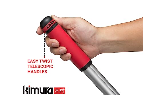 Kimura® Pro Heavy Duty Garden Loppers - 25-37", Premium Anvil Lopper with Advanced Ratchet Mechanism, Lightweight Telescopic Handles, Japanese SK5 Steel Blades, Extendable Garden Loppers 25"-37" Ratchet