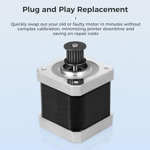 Creality Official K2/K2 Pro Z-Axis Stepper Motor 42-48, Original K2 Stepper Motor, High Torque 1.8° Step Angle, K2 Pro Z Axis Upgrade Motor for Creality K2/K2 Pro 3D Printer Accessory