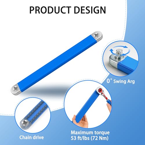 MoHern Offset Extension Wrench, Chain Drive Set
