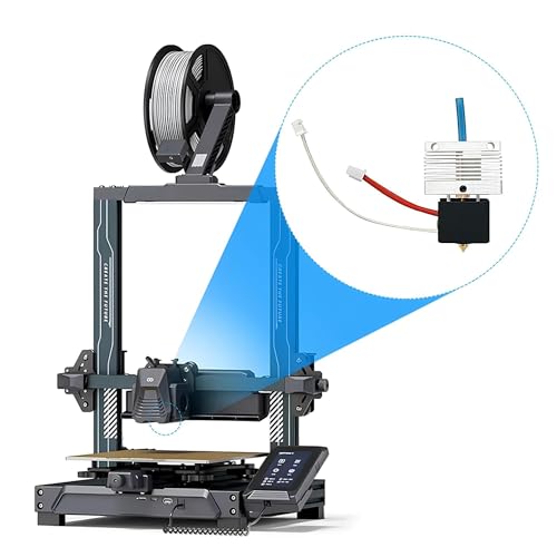 3D Printer Hotend for Elegoo Neptune 4/4 Pro, 3D Printer for Elegoo, 3D Printer Accessories, Fully Assembled All-Metal Hotend with Nozzle