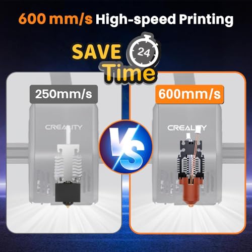 Creality Ender 3 V3 SE/KE Hotend, Ender 3 V3 KE Ceramic Heating Block Kit with Quick-swap Nozzle, Accessory Upgrade Hotend Kit 300℃ High Temperature 600mm/s High-Speed Printing for 3D Printers