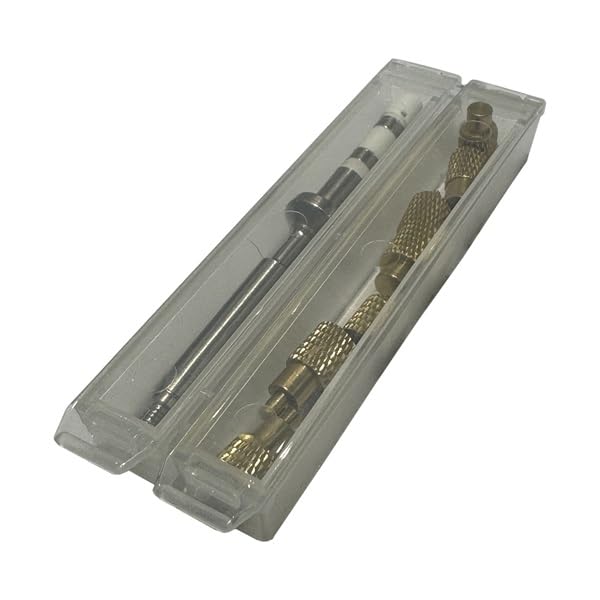 Fraos Pinecil Tap and Adapter for 3D Printing - Copper Tap Set (M2, M2.5, M3, M4, M5, M6, M8), Pinecil Adapter - Wired - Pencil Style - Drill Bit Set Gun
