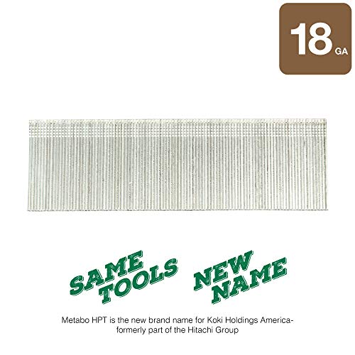 Metabo HPT 1-1/2 Inch 18 Gauge Brad Finish Nail | 5,000 Count | 14107SHPT 1-1/2" x 18GA EG