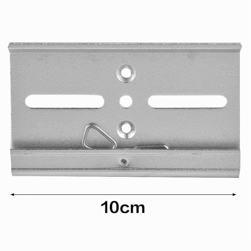 DIN Rail Mount Clip, 35mm Aluminum DIN Rail Fixed Clamp, Universal DIN Rail Mounting Bracket Clamp, for Relay Mounting Mounting