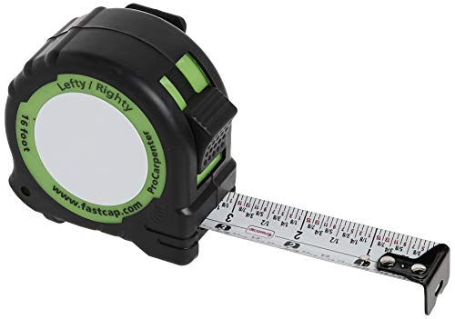 Fastcap PMS-12 12-Foot Metric/Standard Measuring Tape & PSSR16 16 FastPad Standard Reverse Measuring Tape