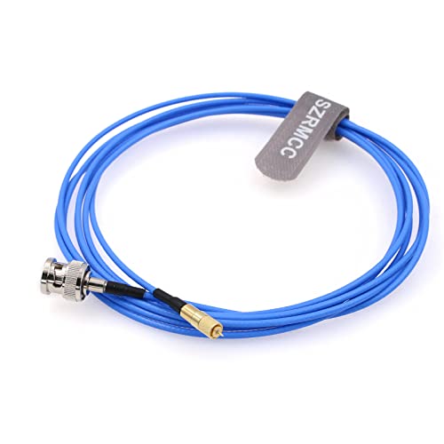 SZRMCC Microdot 10-32UNF M5 Male to BNC Male Test Cable for Vibration Acceleration Sensor (5m) Straight M5 5m