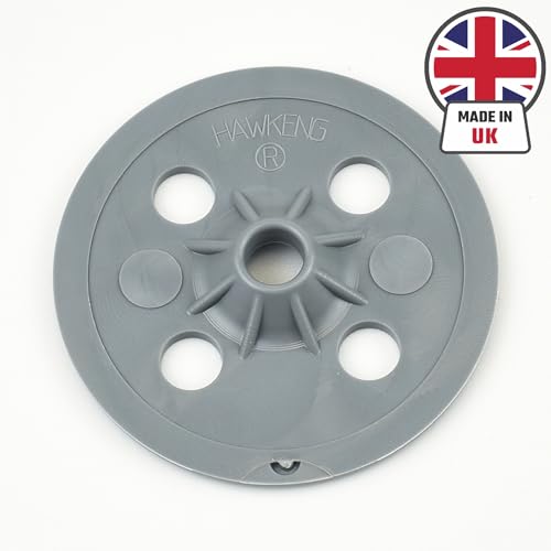 Plasterboard/Insulation Fixing Washers, 35mm Nylon, Non Rust - 500PCS Designed and Made in the UK 500