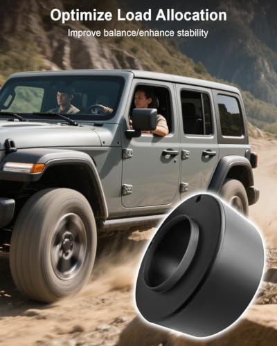 2 Inch Front Spring Spacer Set Fit for Jeep Wrangler Gladiator 2007-2024