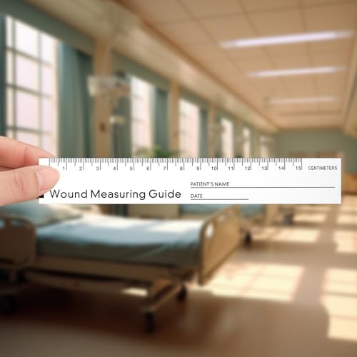1000 Pcs Wound Measuring Ruler 6" Disposable Paper Tape Measure 1000