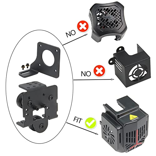 Upgrade Direct Extruder Easy Print Flexible Filament for Ender 3 Neo/Ender 3 Max Neo 3D Printer (Plate+Dual Gear)