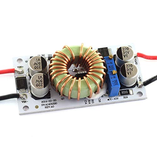 Hailege 250W DC-DC Boost Step-up Module, 10-40V to 10-50V, 6A Adjustable, Constant Voltage, Constant Current, 150KHz, 6A, 250W