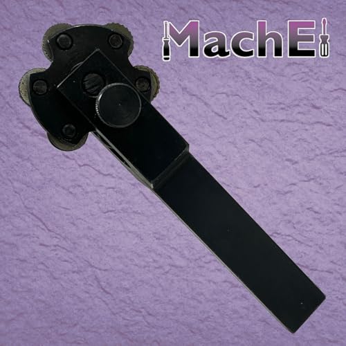 MachEl MachEI 6-Knurl Rotating Head Knurling Tool with Multi-Pitch Design (Coarse, Medium, Fine) - Ideal for Lathe Tool Holders.