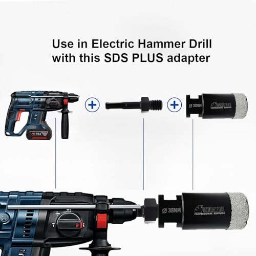 SHDIATOOL Diamond Core Drill Bits for Porcelain Ceramic Tile Marble Brick Vacuum Brazed Hole Saw