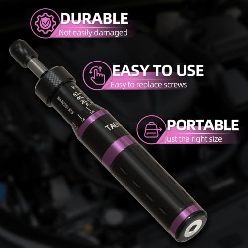 1/4" Torque Screwdriver Set, 8-70in-lb Torque Screwdriver Kit