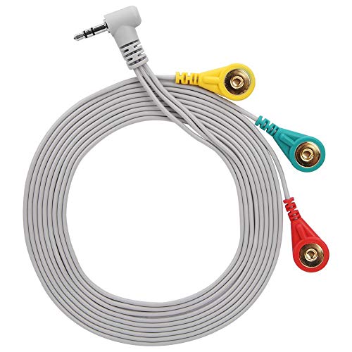 EMG Muscle Sensor, Electromyographic Sensor, Muscle Signal Sensor System with EMG Connection Cable + Test Suction Pad, for Measuring and Observing Muscle Activity