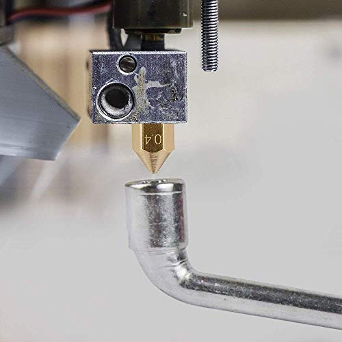 DollaTek 34 Pcs 3D Printer Accessories Kit, 3 Nozzle + 3 Heater Block + 3 Throat Tube + 3 MK10 Silicone Socks + 10 Cleaning needle + Other Parts for MK10 3D Printer 1.75mm Filament Extruder