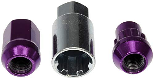Dorman 713-475J Purple Acorn Wheel Nut Lock Set
