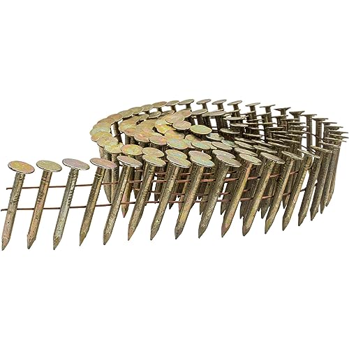 1-1/4" x .120" - 15 Degree - Wire Weld Coiled Roofing Nails - Electro-Galvanized - Small Box ~360 Nails 1¼" x .120"