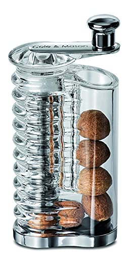 Cole & Mason Wallis Nutmeg Grinder Durable Acrylic Spice Mill 14.5cm A one size