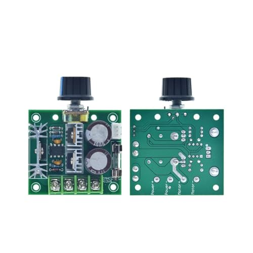 ARCELI 12V-40V 10A PWM DC Motor Speed Controller with High Torque and Low Radiation Frequency with Rotary Knob High Efficiency, Variable Speed Regulator