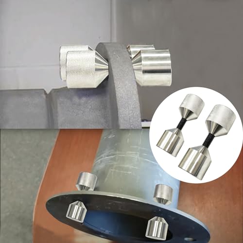 2 Pcs Two Hole Flange, Diameter 1-1/8 ", 304 Stainless Steel Flange Pin, Resistant to Rust,Diameter Alignment Pin