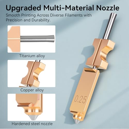 AD5X Quick-Swap Hardened Steel Nozzle 0.25mm+0.4mm+0.6mm 0.25+0.4+0.6mm-New