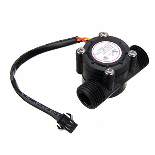 Hailege Water Flow Sensor G1/2 Inch Water Flow Hall Sensor Switch 1-30L/min 1.75MPa Flow Meter Flowmeter Counter Water Flow Sensor