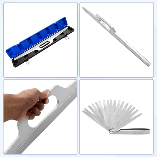 24 Inch Machinist Precision Aluminum Straight Edge Tool Blue
