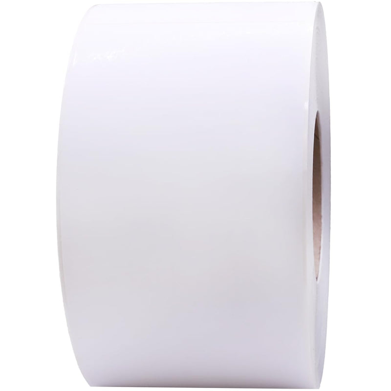 InStockLabels 4x8 Thermal Labels, White, 750 Count – Direct Thermal Label Stickers with 3″ Core, Perforated White Printer Labels with Permanent Adhesive for Shipping, Warehouses, and Barcode Printing
