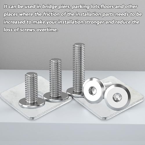 35 Pcs 3/8" Square Strut Washer Plates - 1-5/8" X 1-5/8" Electro-Galvanized Bearing Plates, 1/8" Thick - Fit 1-5/8inch Strut Channel, Washer Plates 35