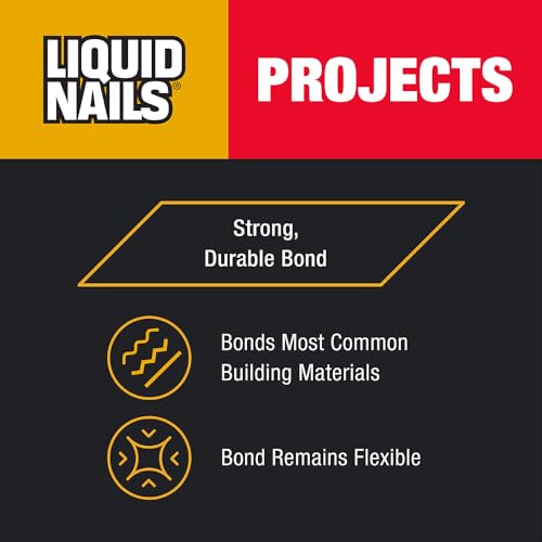 Liquid Nails 10 oz Interior Projects Latex Construction Adhesive Tan (Pack of 2) 10 Ounce (Pack of 2)