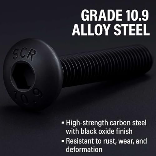 3/8"-16 Furniture Threaded Insert Kit, 15 Zinc-Plated Inserts (25mm) & 15 Grade 10.9 Bolts (2"), with 10mm & 5.5mm Wrenches and 13mm Drill Bit for Heavy-Duty Wood Furniture Repair and Assembly 3/8"-16 × 25 mm(Inserts) + 3/8"-16 × 2"(Bolts)