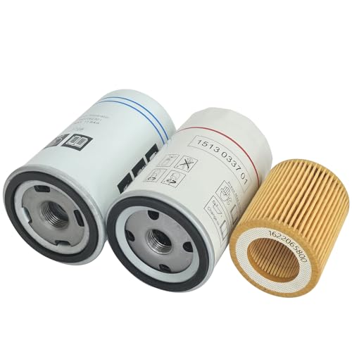 1622062301 Oil Separator 1513033701 Oil Filter 1622065800 Air Filter Compatible with Atlas Copco GX2/3/4/5 GX4FF GX5P Air Compressor, Replacement Parts Filter Kit 2901086501