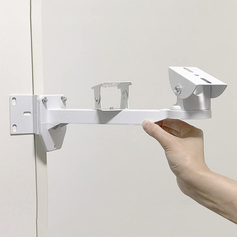 Outdoor External Right Angle Wall Corner Mount Bracket 350mm/13.77inch Long Arm Bracket for Dual Two Cameras CCTV Video Surveillance System Installation