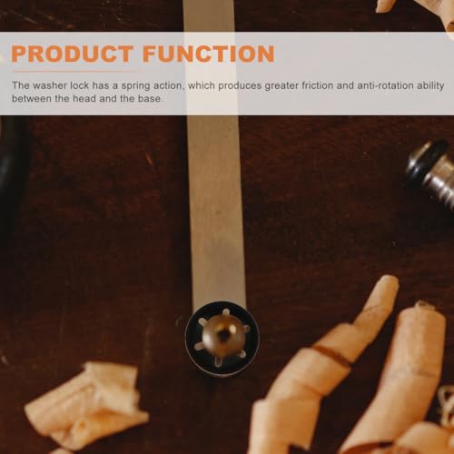 210 Pcs Internal Tooth Locking Washers Carbon Steel Bearing Clamping Rings Quick Lock Washers for Industrial Machinery Automotive Use with Corrosion Resistance 1