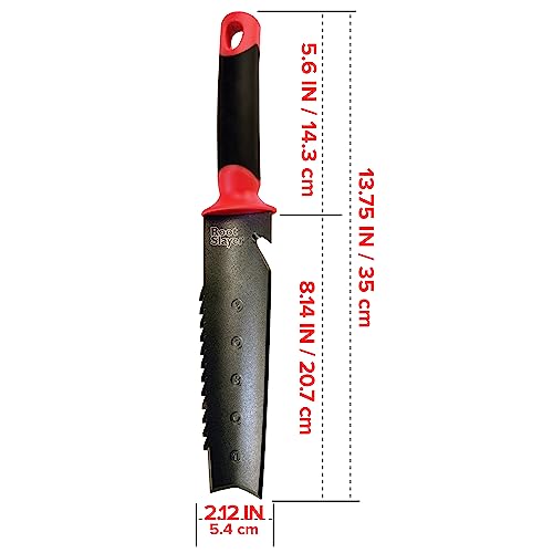 Radius Garden 16211 Root Slayer Soil Knife, Red (Pack of 3) Contemporary