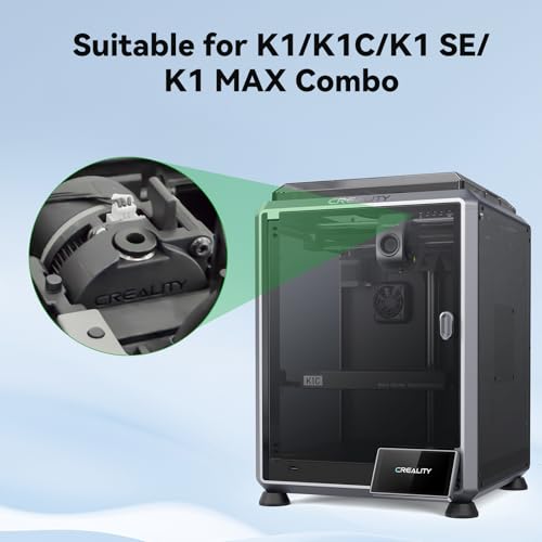 Creality Official K1/K1C/K1 SE/K1 Max Multicolour CFS Upgrade Extruder Kit, Built-in Filament Break Sensor and Cutter, Dual Gears for Smooth Feeding, 3D Printer Accessory Replace Set