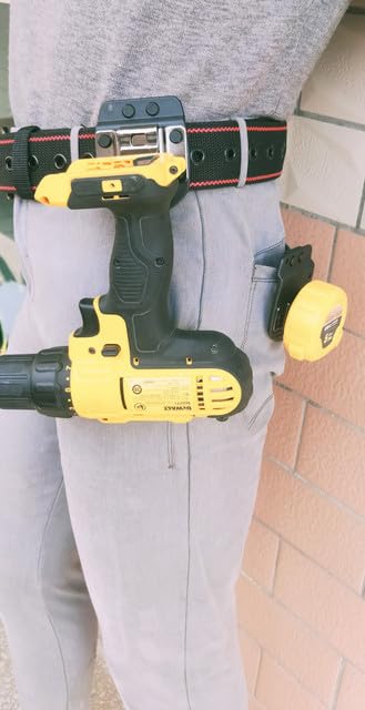 Tape Measure Holder for Belt, Drill Holder for Belt, Tape Measure Clip, Drill Belt Clip Drill Holster for Belt, without Belt Clips