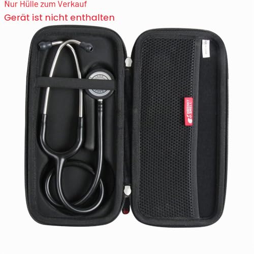 Hermitshell Hard travel case for 3M Littmann Classic III stethoscope for monitoring
