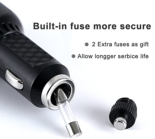 Dash Cam Charger Mini USB, Best Dual USB Charger, Compatible with Garmin,APEMAN, Rexing, Byakov, AKASO, Crosstour, Trekpow, Pruveeo, OldShark, Garmin and Most Other Dash Cam. (11.5FT)