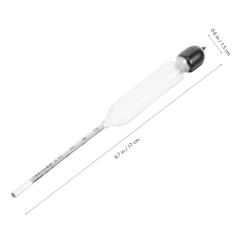 VICASKY Milk Hydrometer Made of Glass, Lactate Meter for Density Measurement for Milk, Precise Milk Measuring Tool for Kitchen and Laboratory, Portable Manual Hydrometer, 6.69 x 0.59 x 0.59 inches