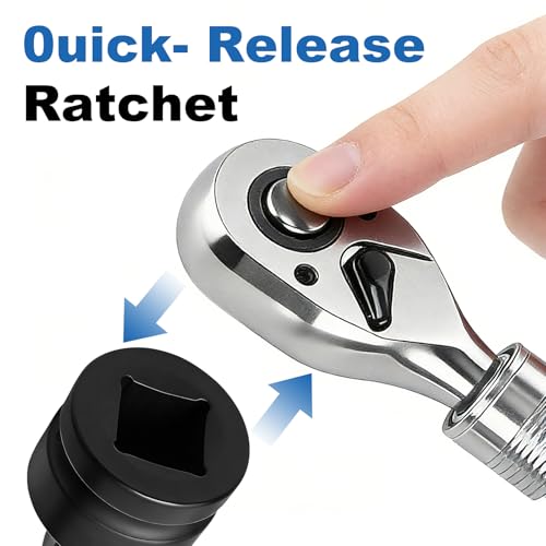 1/2" Extendable Ratchet Wrench,72-tooth 5° arc 1/2"
