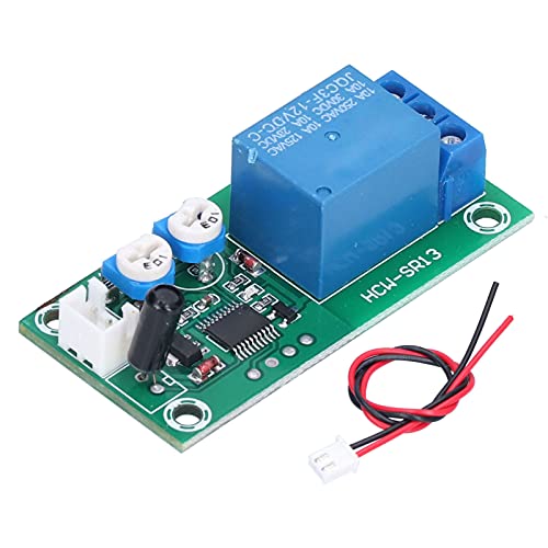 Vibration Module Vibration Sensor Module DC 12V Sensitivity Time Delay Switch DIY High Sensitive Alarm Vibration Sensors for Electronic Components