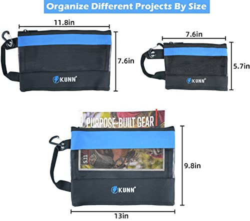 KUNN Power Tool Holster Cordless Drill Holster & Small Tool Bag with Zipper